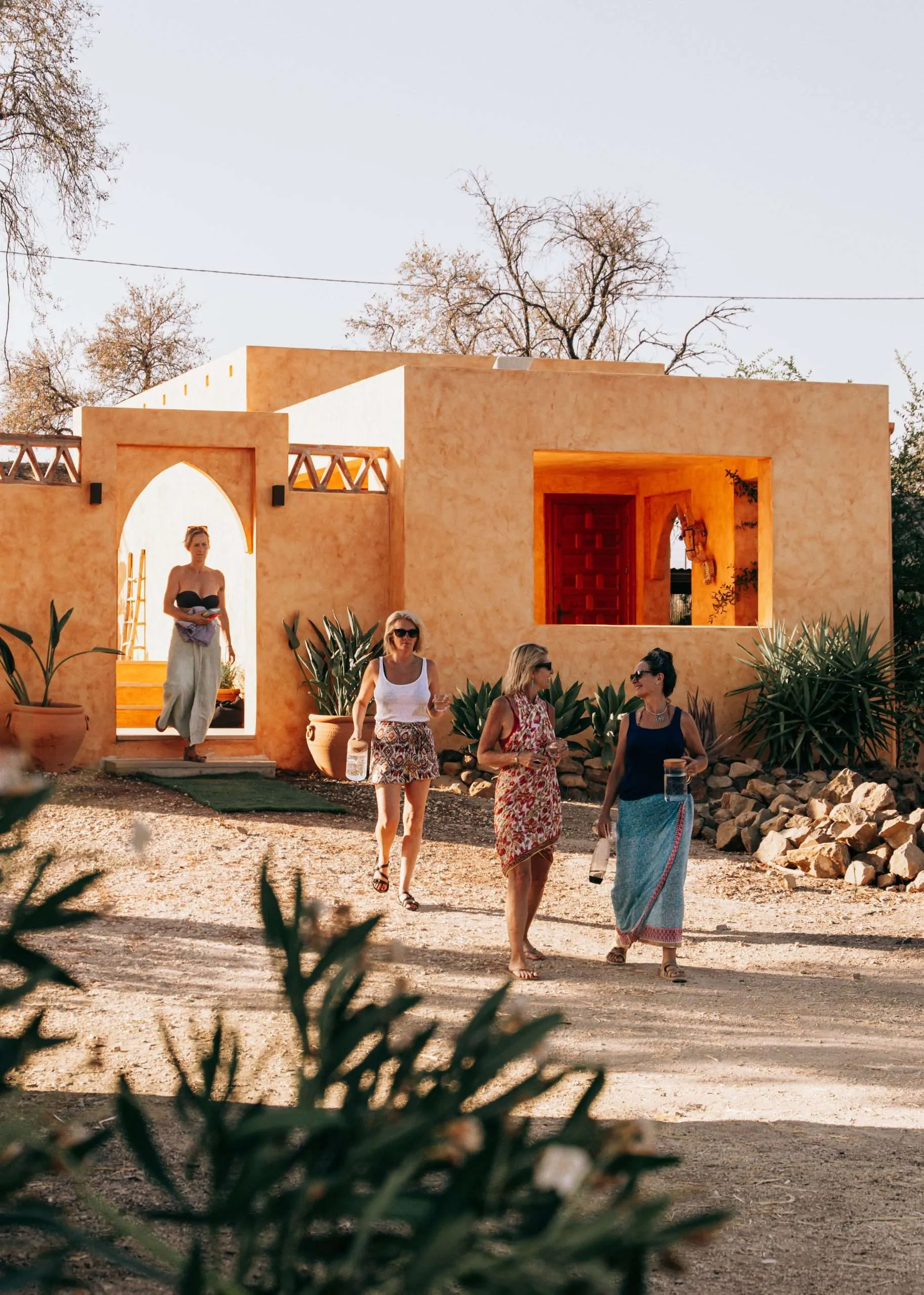 Retreat guests at Costa del Soul, Guaro